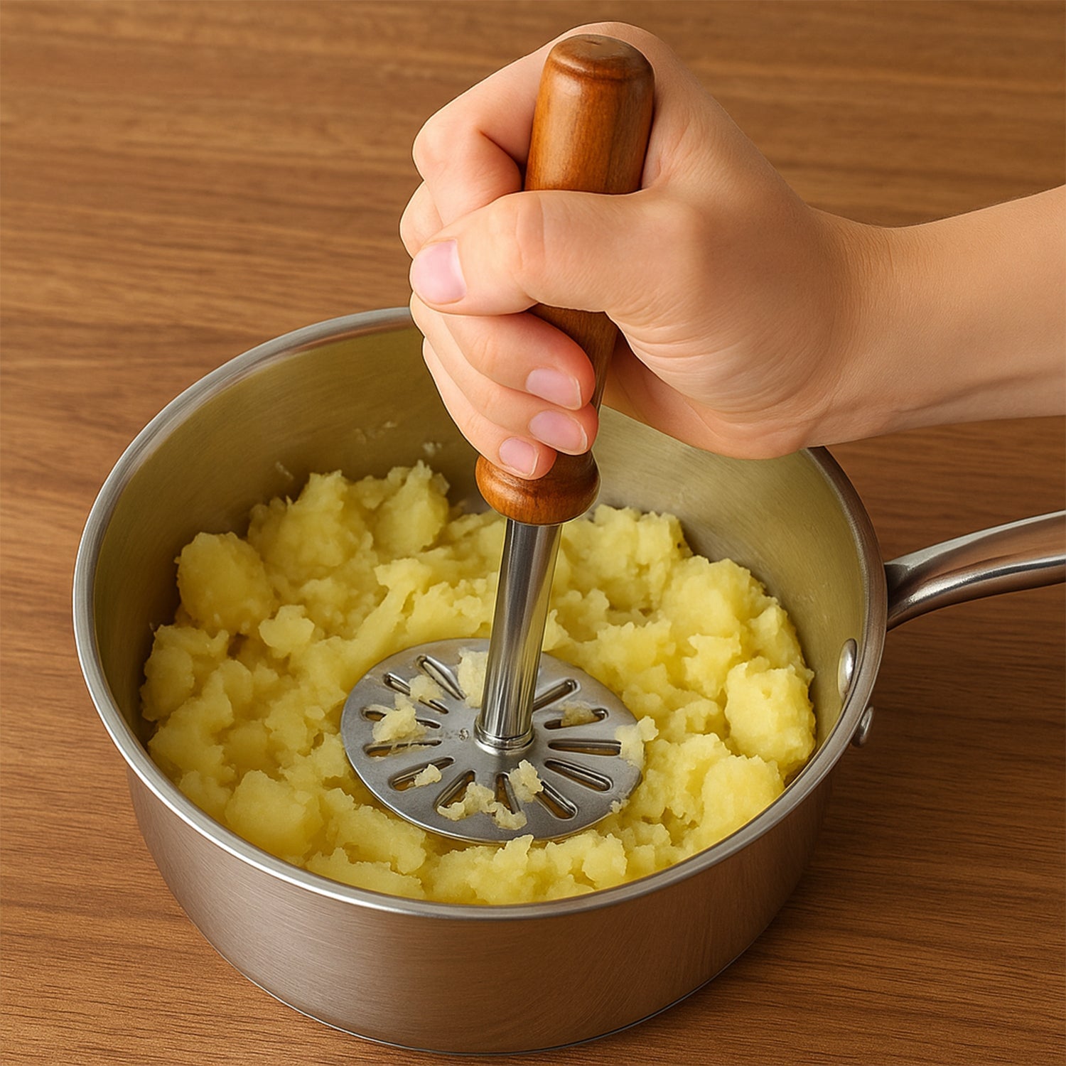 Pavbhaji Masher – Strong Kitchen Tool for Mashing Pavbhaji & Vegetables