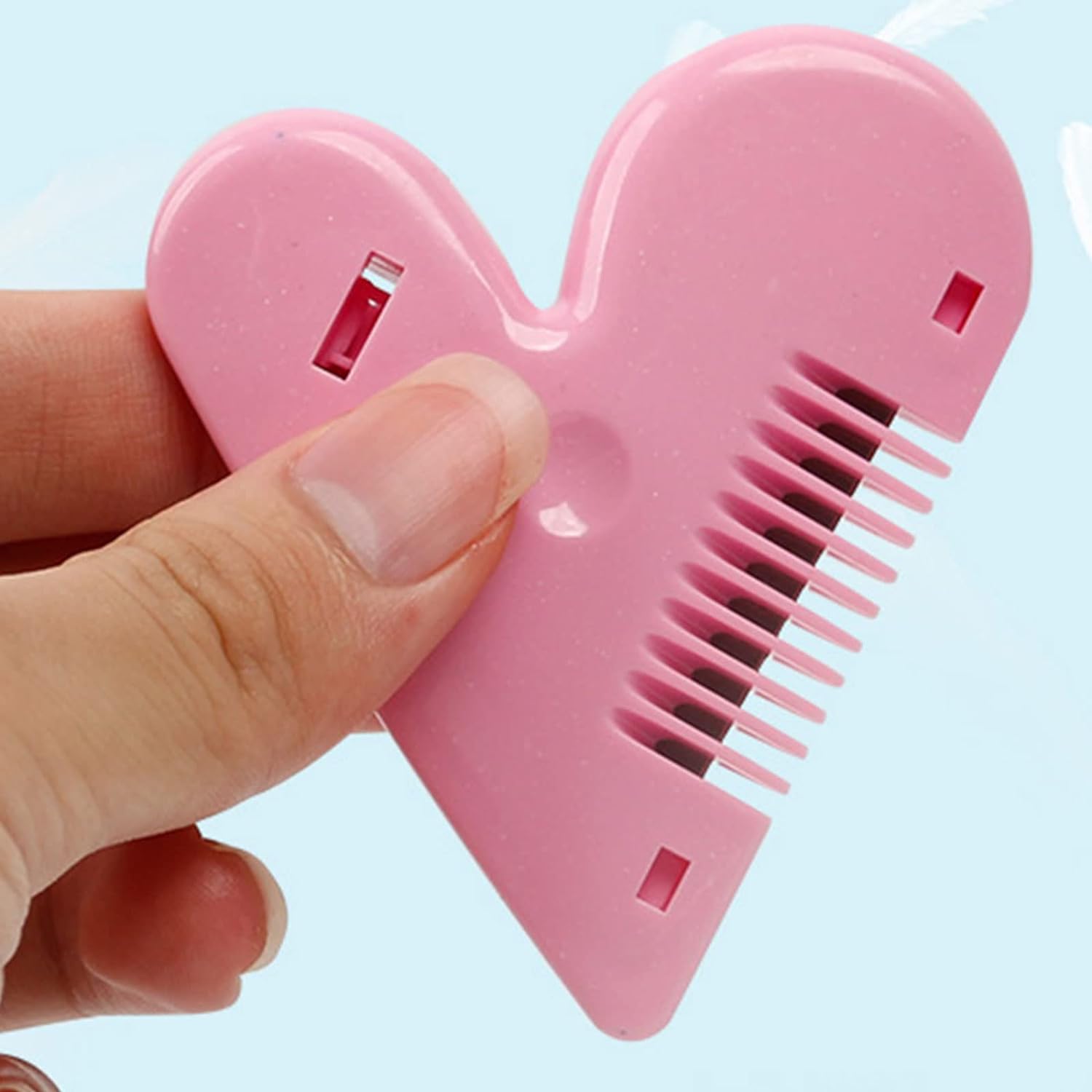 Heart Shape Baby Hair Scissors - Lightweight Stainless Steel Thinning Shears