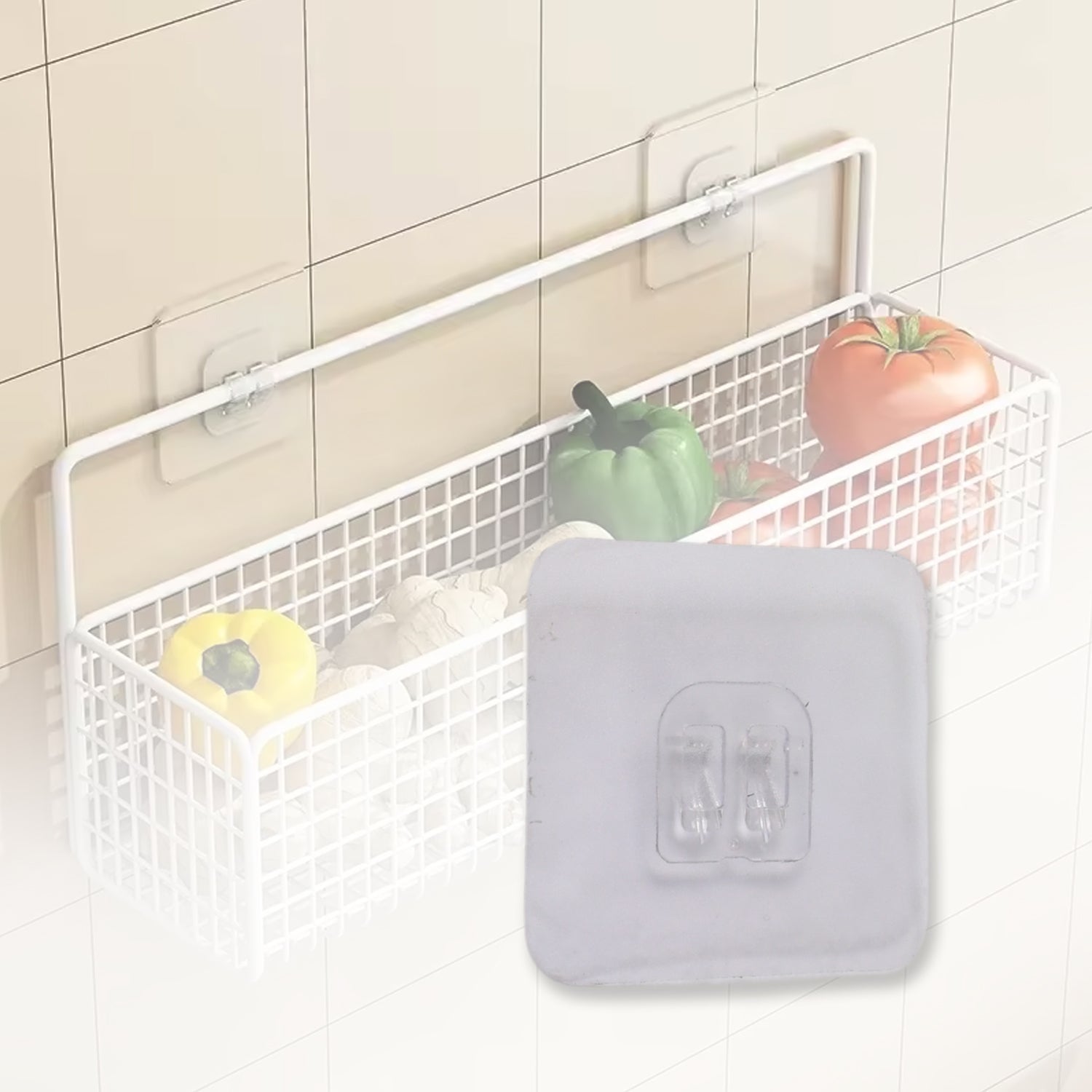 Household Self Adhesive Wall Hooks (1 Pc)