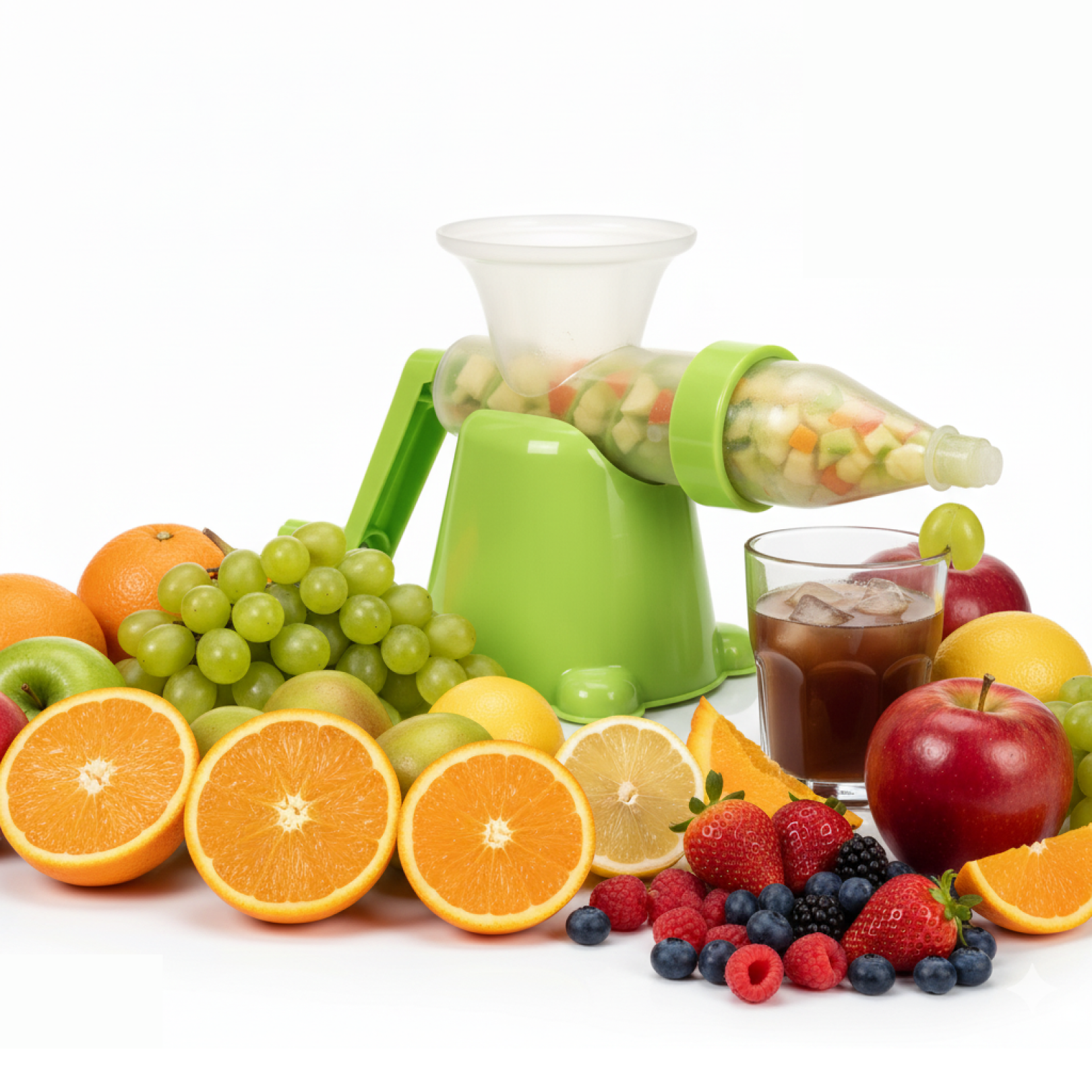 Manual Juicer Modern Plastic Fruit and Vegetable Juicer (1 Pc / Bowl Not Included)