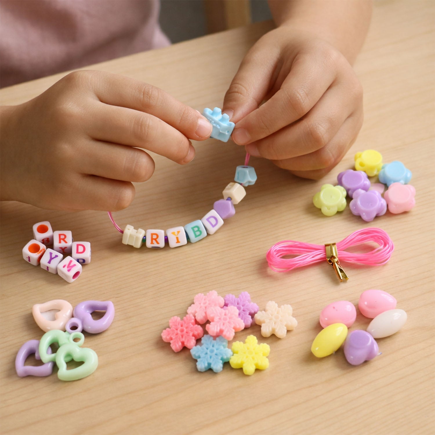 DIY Fashion Beading Jewellery Making Kit (1 Set)