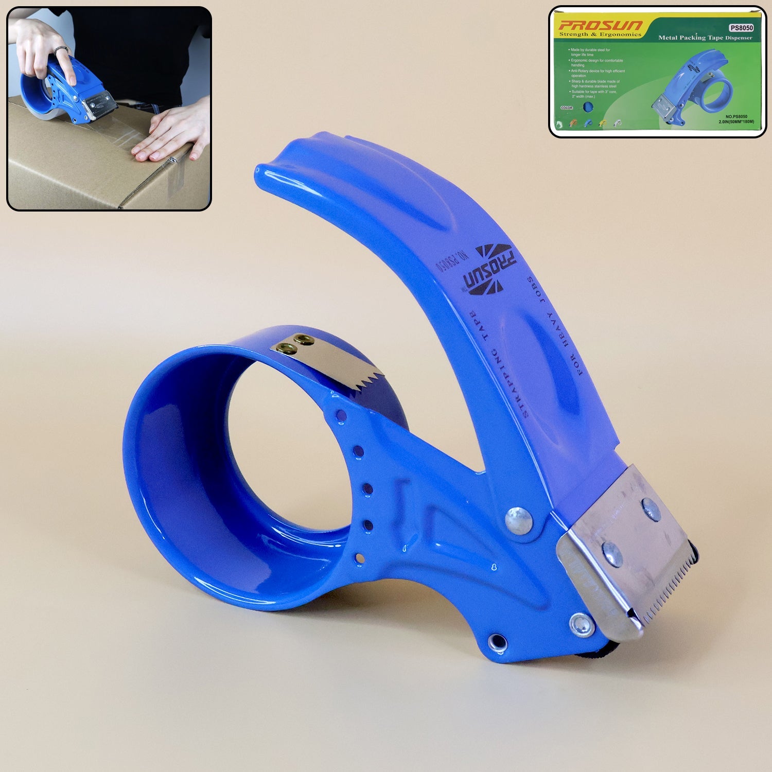 Metal Packing Tape Dispenser Cutter