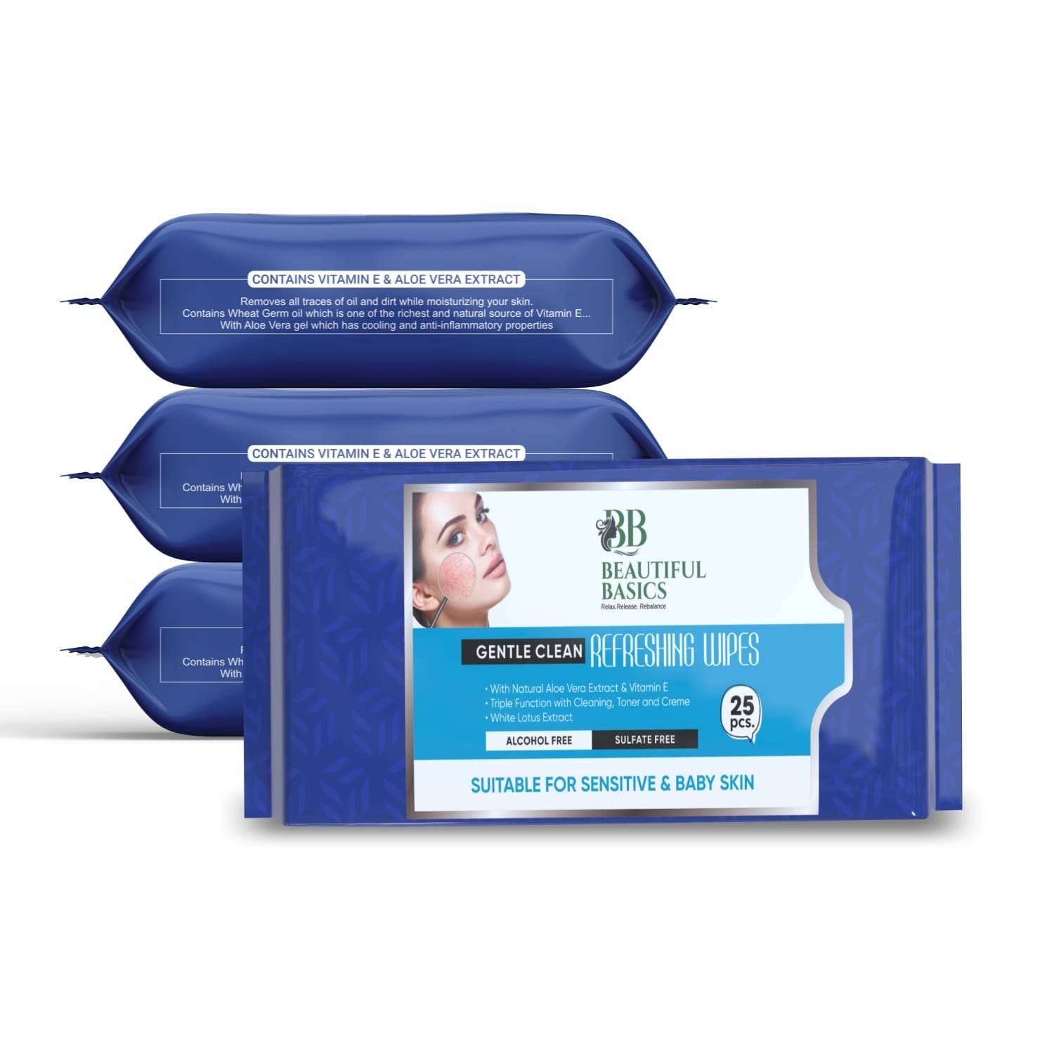 Refreshing Wet Wipes for Face