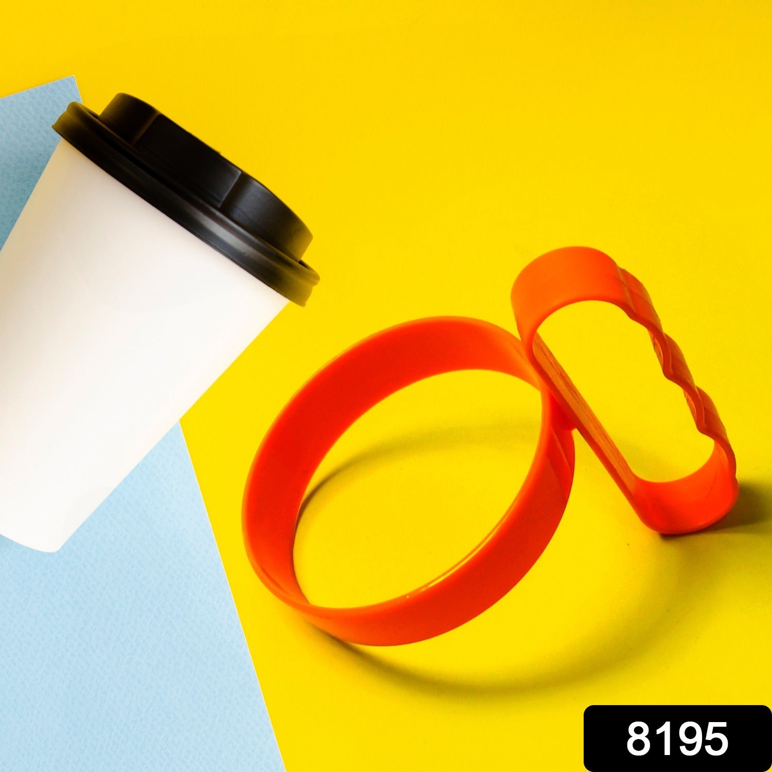 Anti-Slip Plastic Tumbler Handle – Lightweight Cupholder Grip (1 Pc)