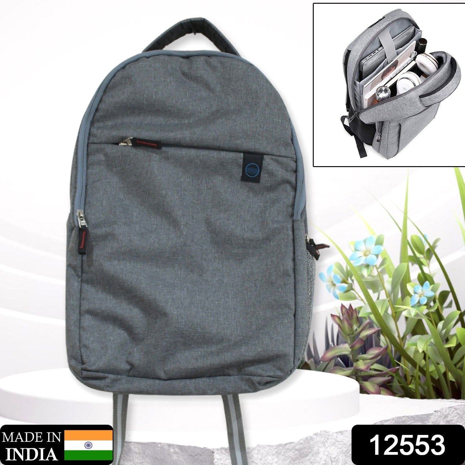 Laptop Bag With Adjustable Shoulder Strap & Storage Pockets