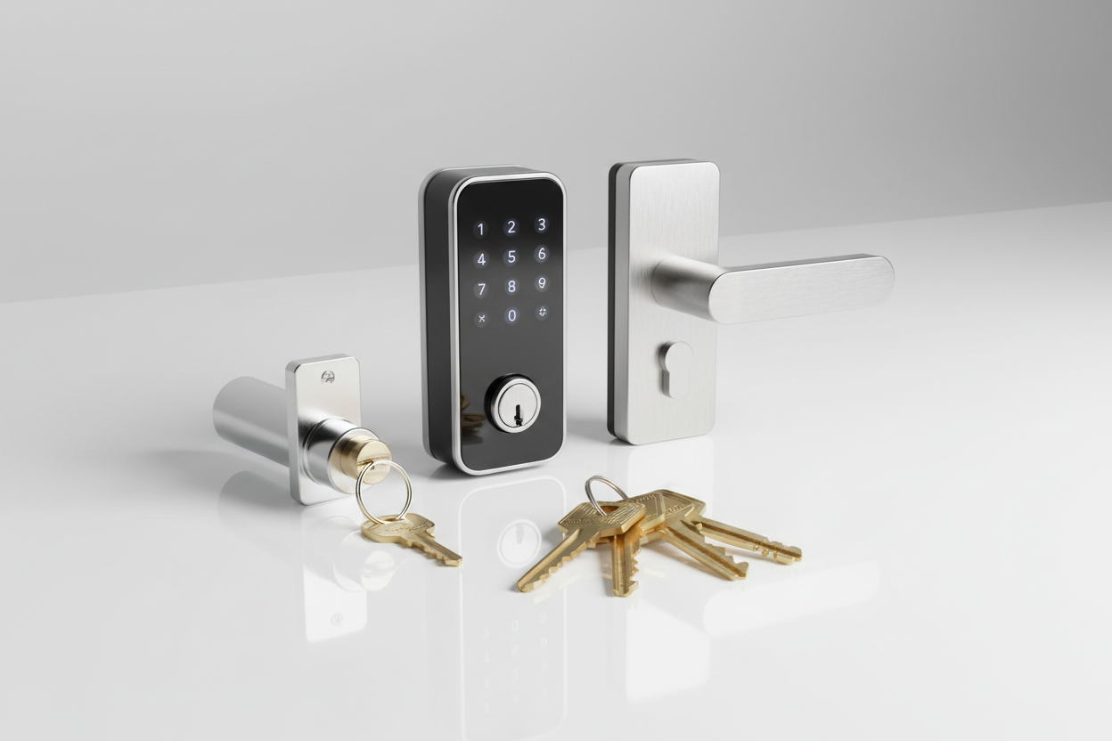 4-digit security padlock.