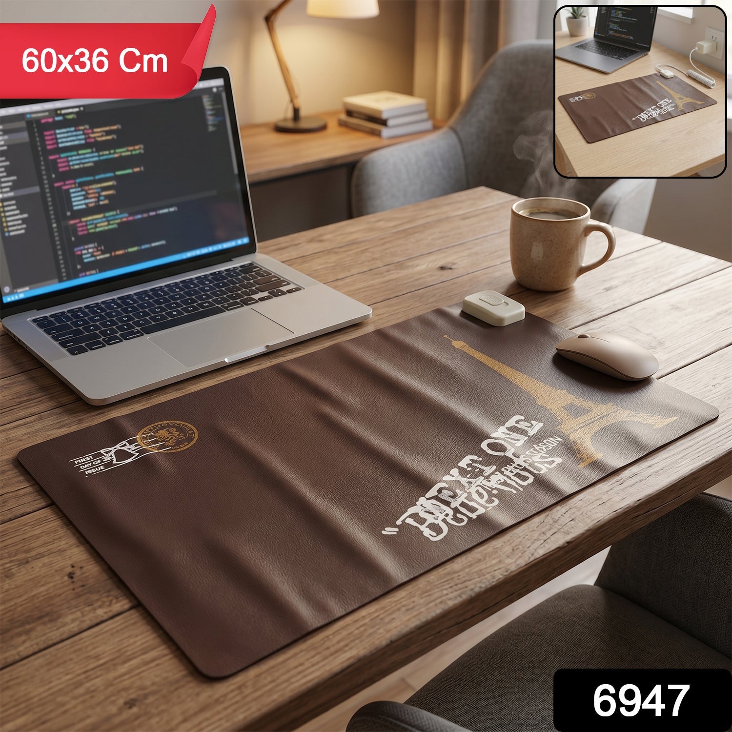 Electric Heat Mouse Pad with Adjustable Temperature for Warmth and Support